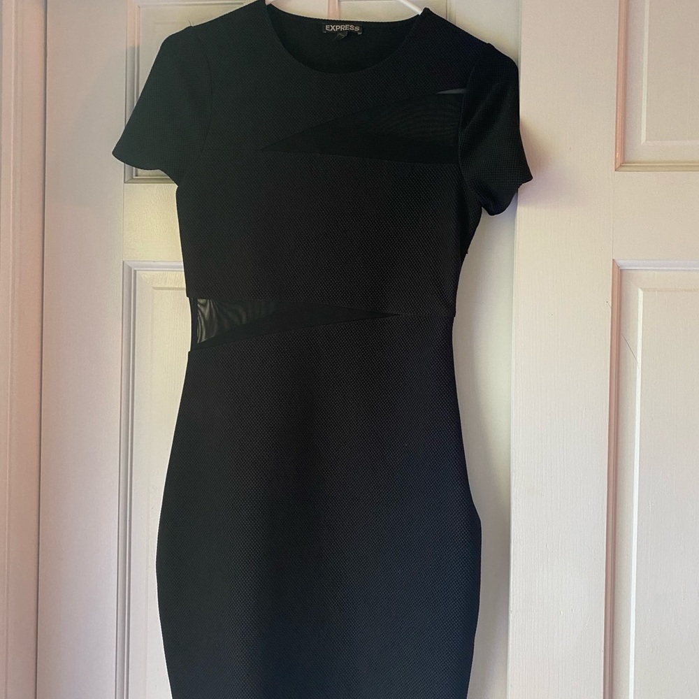 Express black mini dress